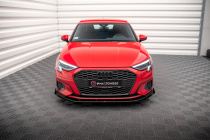 Audi A3 8Y 2020+ Street Pro Frontsplitter + Splitters V.1 Maxton Design